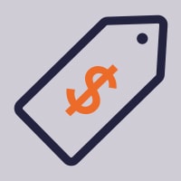 Icon of a price tag