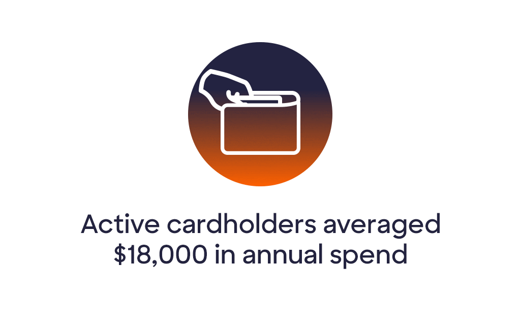 A hand pulls a payment card out of a wallet.